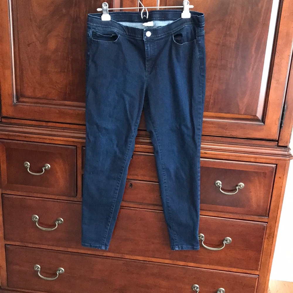 Denim leggings